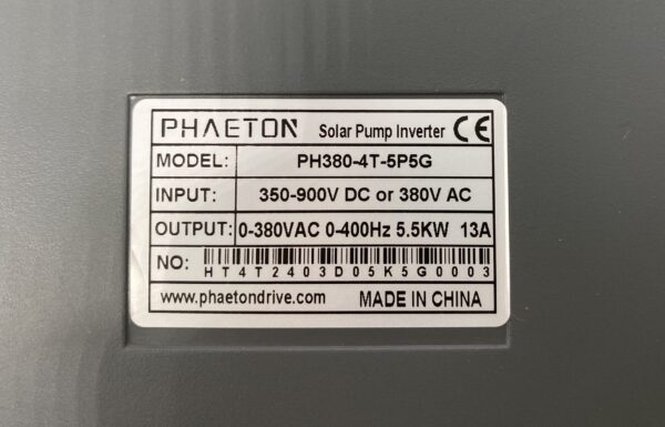 Biến tần PHAETON PH380-4T-5P5G - hình số 6